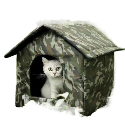Outdoor Cat and Dog House, Wild Cat Shelter, Winter Warmth Windproof Simple Thick Dog Bed, Wholesale Set of One