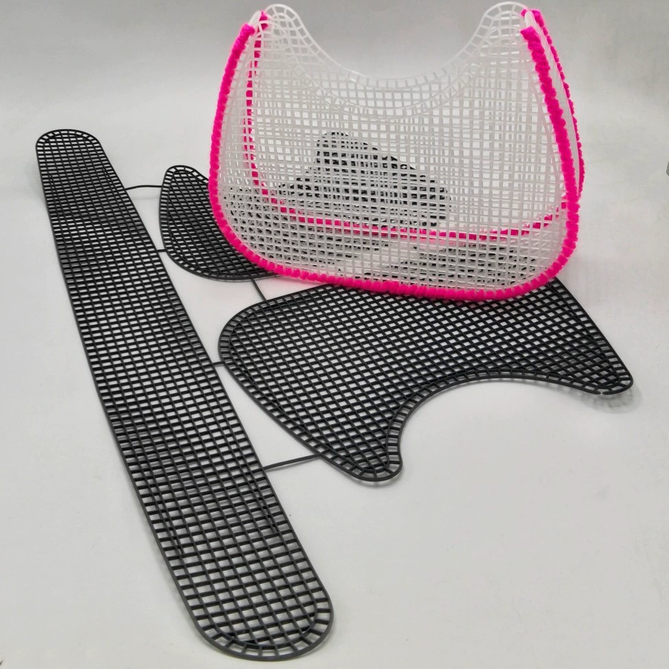 Седельная сумка через плечо Heze Chengshuo ручной работы, пластиковая сетка, шерстяной материал для вышивки крестиком