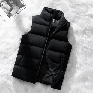 Cotton vest new winter [cross-border optional] men and women with plus size waistcoat vest stand collar warm vest