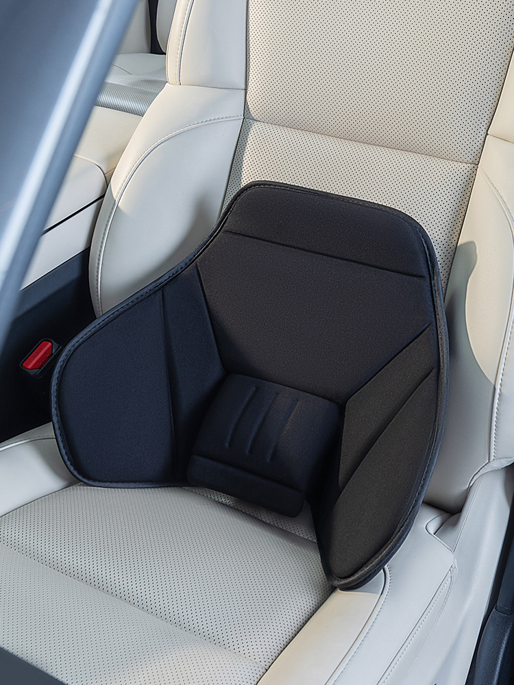 Joe's Car Lumbar Support Cushion Driver's Driving Handy Gadget Seat Lumbar Support Back Cushion Adjustable Massage Lumbar Cushion