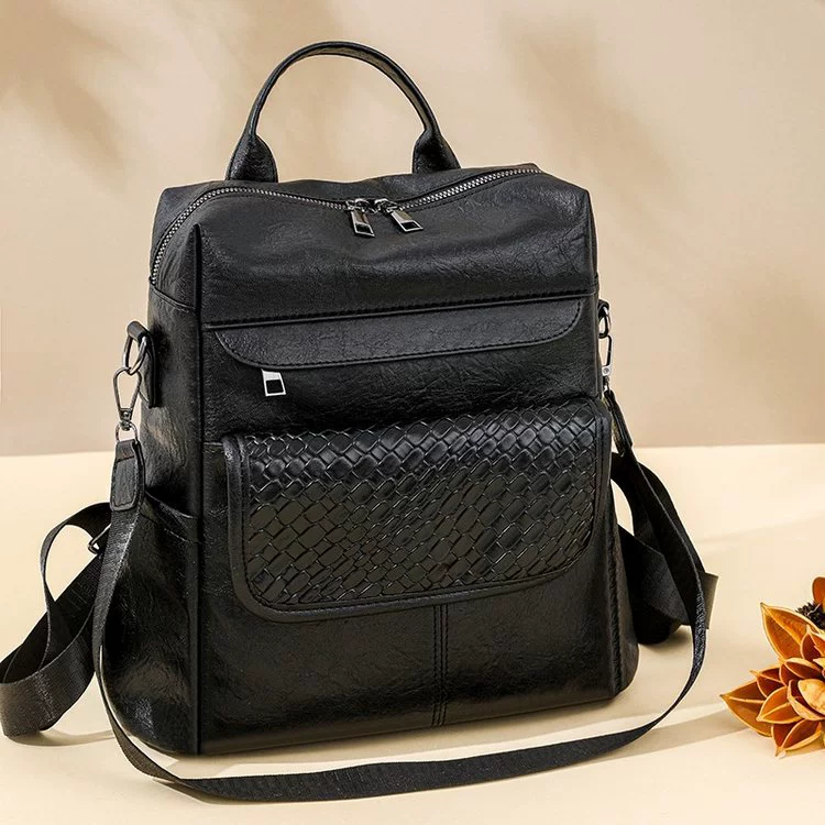 (Cross-border trading), polyurethane backpack, capacious one-shoulder bag, travel bag