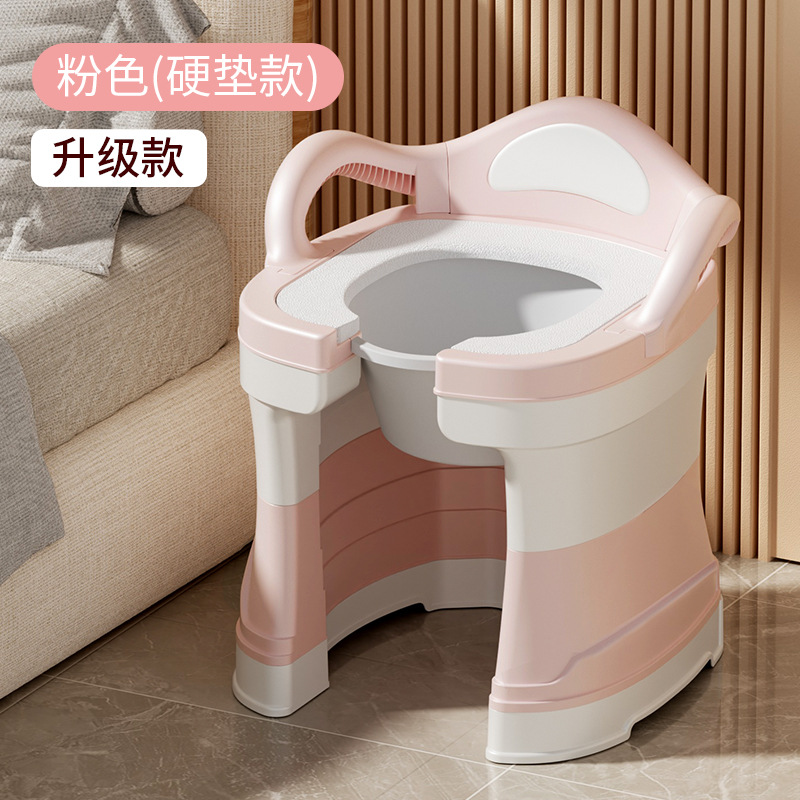 Silla Inodoro Portátil para Baño de PP Antideslizante para Ancianos y Embarazadas image 26