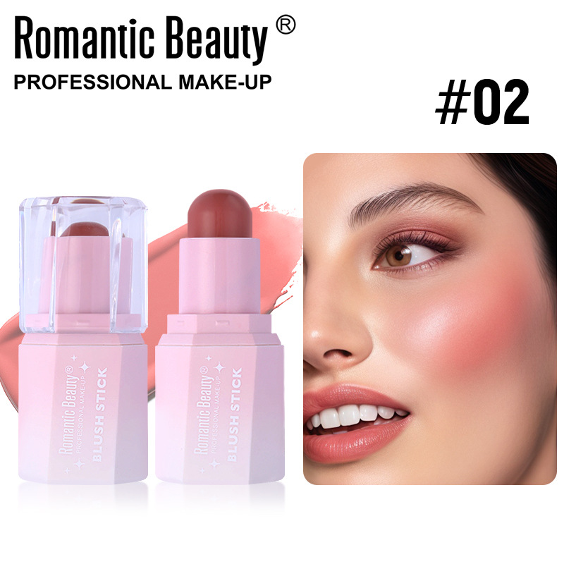 El blush líquido transfronterizo es un blush polivalente, un blush mate, un blush de color natural duradero.
