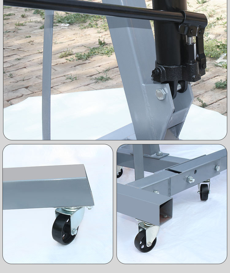 Movable Small Crane Manual Hydraulic Foldable Car Engine Hoist Small Manual Hydraulic Lifting Crane