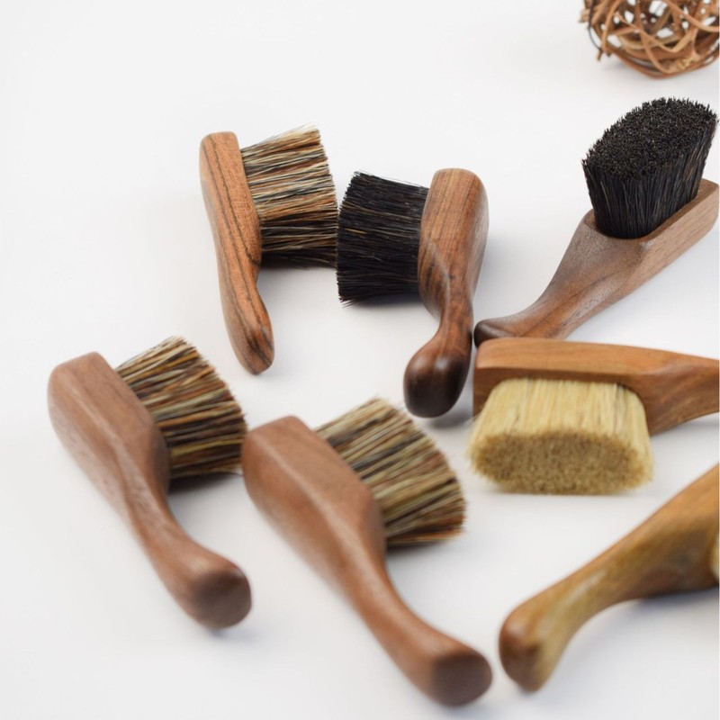 Mini Walnut Green Sandalwood Tiger Skin Rosewood Pig Bristle Yellow Hair Black and White Horsehair Walnut Brush for Cleaning and Polishing Mini Walnut Green Sandalwood Tiger Skin Rosewood Pig Bristle Yellow Hair Black and White Horsehair Walnut Brush for Cleaning and Polishing