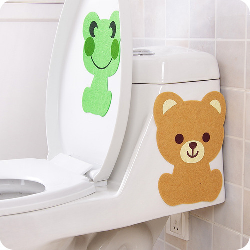 Toilet Deodorizing Sticker Aroma Sticker Bathroom Cartoon Deodorizing Sticker Odor Eliminating Aroma Sticker Air Freshener