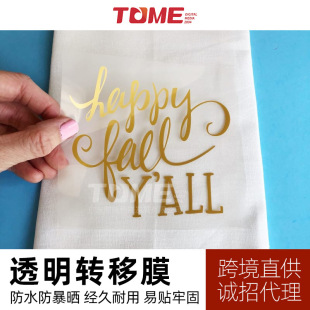 Factory wholesale transparent transfer film medium and low viscosity lettering stickers car body stickers transfer film stickers positioning protective film