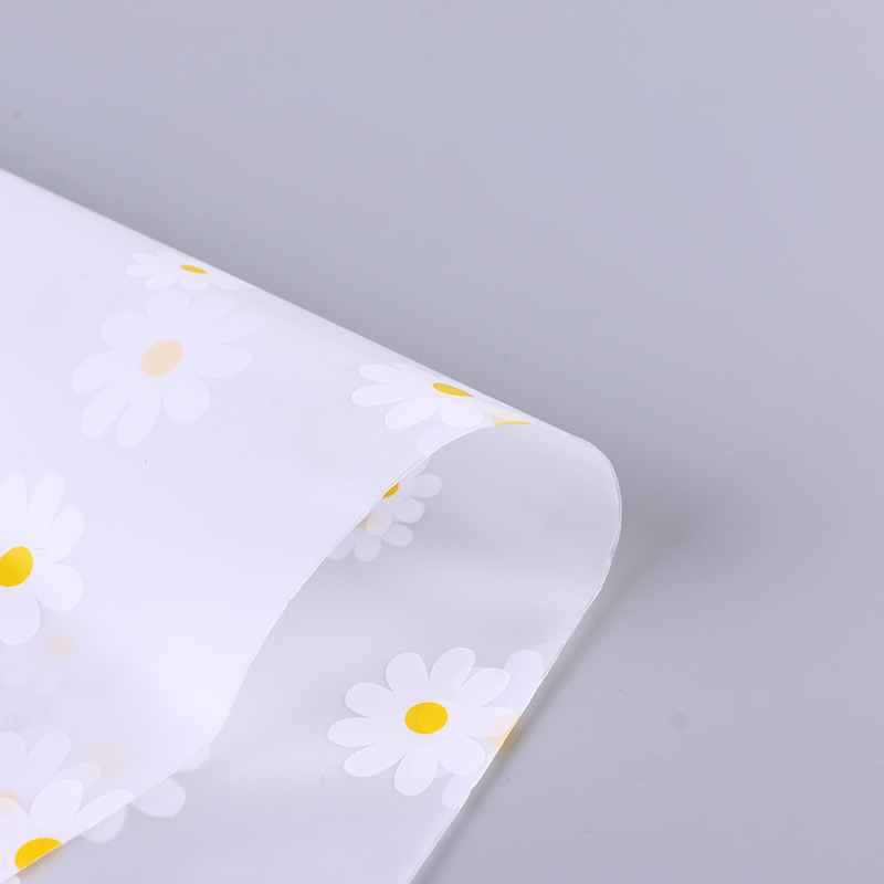 Bolsa con cremallera de ropa Bolsa con cremallera de crisantemo pequeño Bolsa de embalaje de camiseta Bolsa de ropa interior Bolsa de ropa PE esmerilada pequeña bolsa ziplock