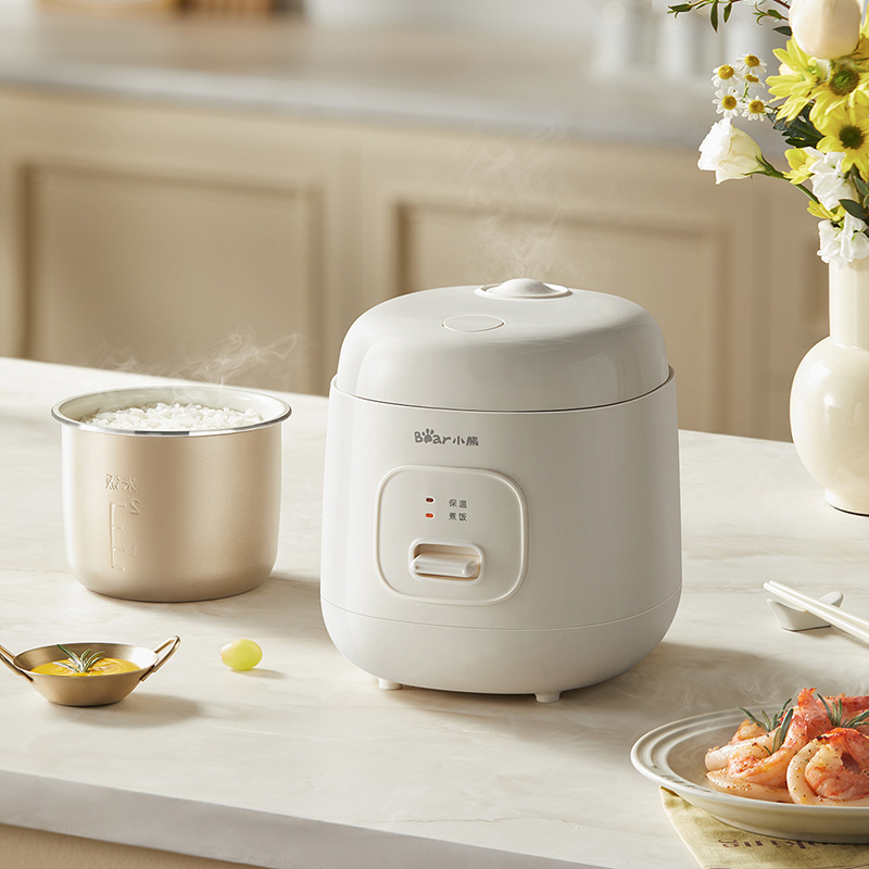Bear Mini Rice Cooker Dfb-F12Z2 Small Old-Fashioned Rice Cooker for One Person, Household Rice Cooker for 1 to 2 People