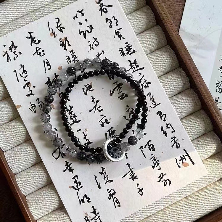 「芙清欢」轻奢串珠手链女新中式复古国风小众精致学生闺蜜手饰品|undefined