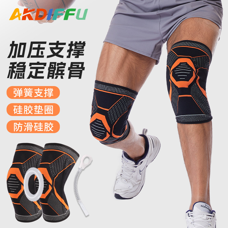 Unisex nuevos deportes rótula verano presurizado silicona primavera soporte rótula de rodillas anticolisión deportes rótula