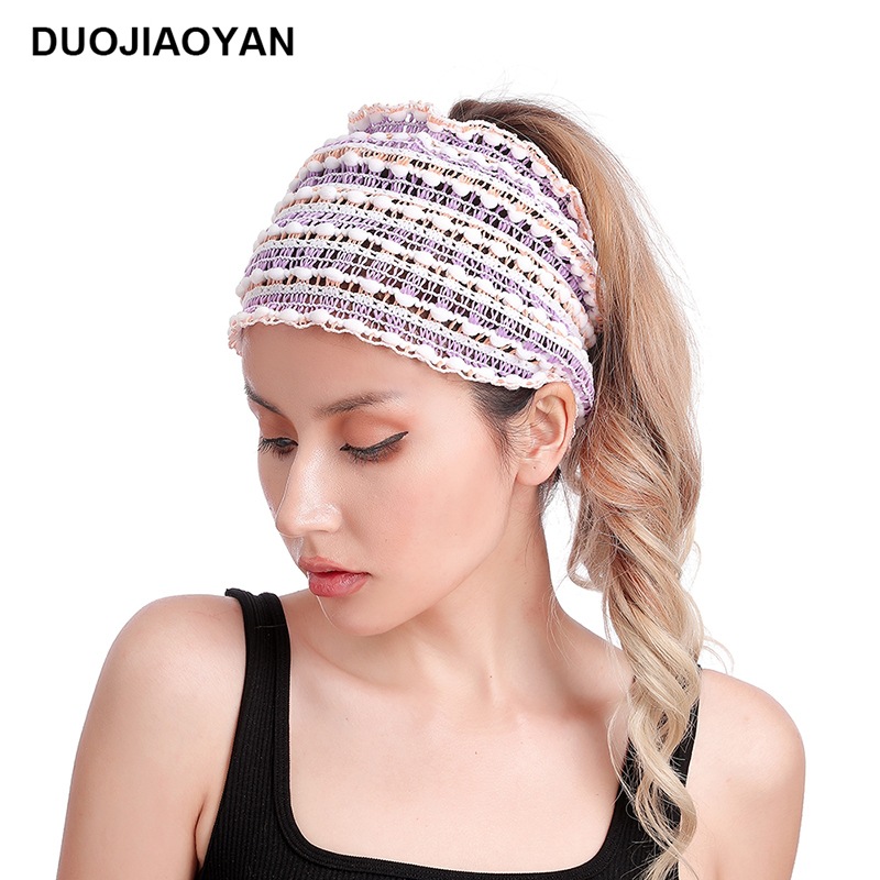 Automne et hiver nouvelle haute élasticité sans trace sans pression cheveux lâche visage lavage bandeau doux respirant pas étouffant bandeau_voghion.com