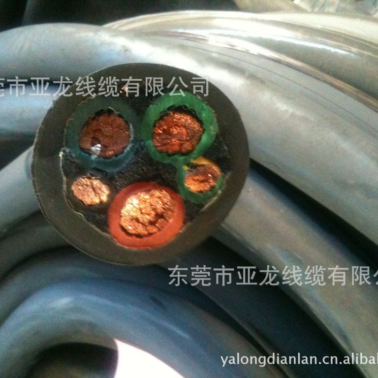 橡套软电缆YZ3*6+1国标电缆