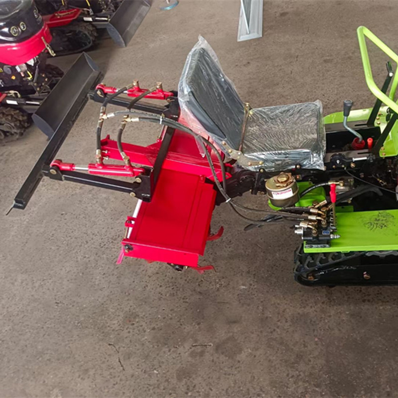 爬山坡泥泞道路耕地机 水旱两用耕田机  丰宏履带旋耕机