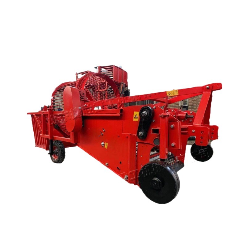 Tractor suspendido tipo máquina de reciclaje de película de pavimentación tipo rodillo máquina de recolección de película de tierras agrícolas máquina de limpieza de película de residuos de tierras de cultivo