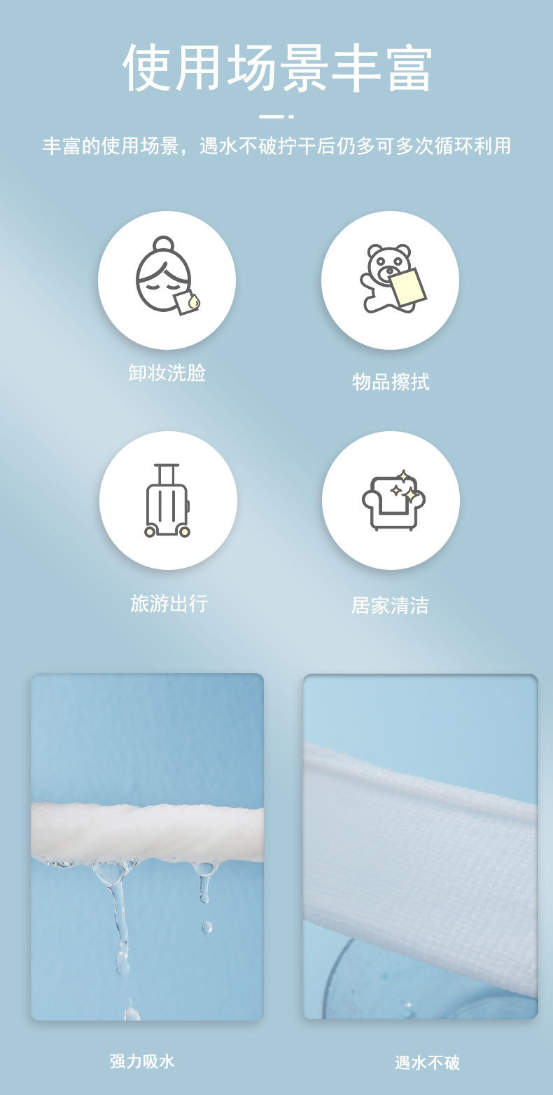 一次性洗脸巾大卷批发冼脸洁面巾美容院用擦脸巾全棉加厚棉柔巾详情25