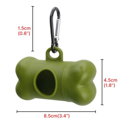 Pet Cleaning Supplies Trash Can Dog Pooper Scooper Pill Dispenser Portable Poop Bone Dispenser