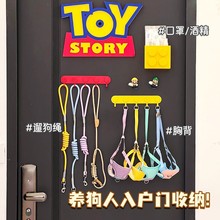 磁吸门后挂钩免打孔防盗门入户玄关钥匙帽子包包收纳置物架挂衣钩