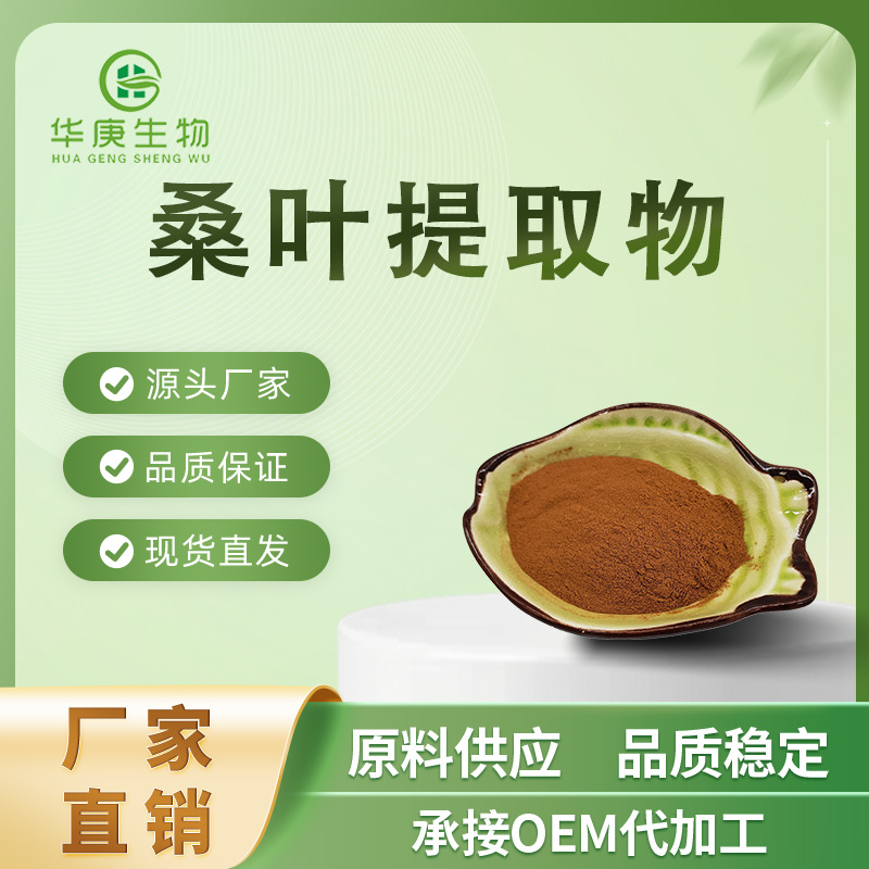 桑叶提取物20:1 全水溶桑叶粉 桑叶DNJ 桑叶原料粉 现货供应