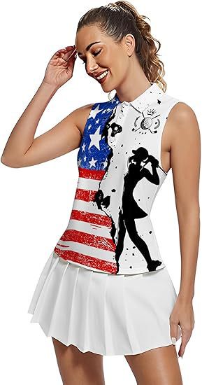 クロスボーダーヨーロッパとアメリカの春夏アマゾン新作レディースポロシャツ4つボタンノースリーブポロシャツTシャツベストスタイル|undefined
