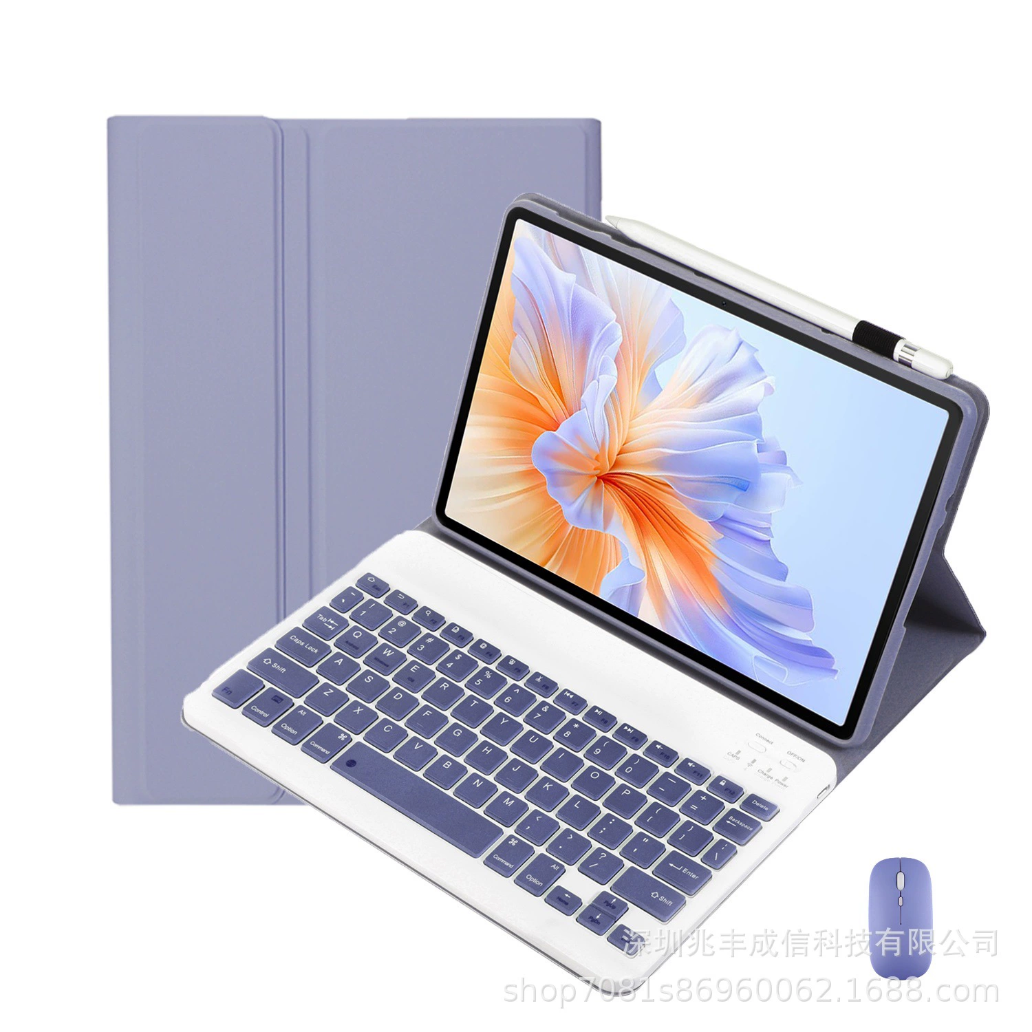 Huawei, Honor, совместимый чехол для планшета с тихой клавиатурой, Bluetooth
