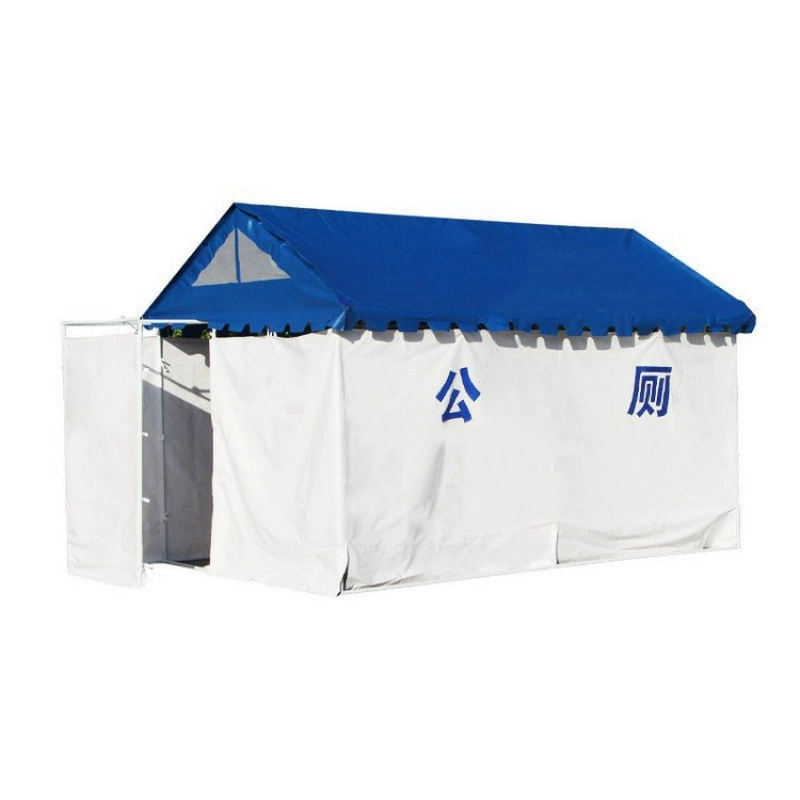 Туалетная палатка для гражданской аварийно-спасательной службы, мобильный туалет для наружных работ, ветро- и водонепроницаемый, временный туалет