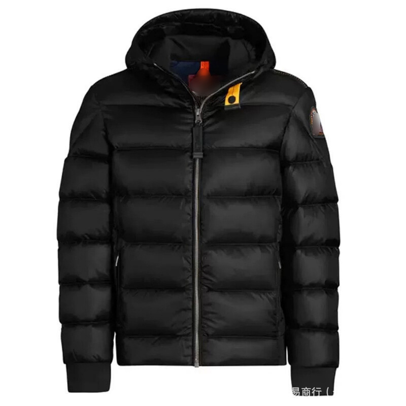 Cross-Border High-End Version Men's Hooded Thickened down Jacket, Quilted White Duck Down, Warm and Windproof Jacket, Trendy