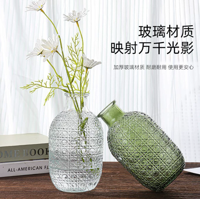 Простая и креативная прозрачная стеклянная ваза для выращивания роз в воде на рабочем столе, декор для цветочных композиций в гостиной в скандинавском стиле.