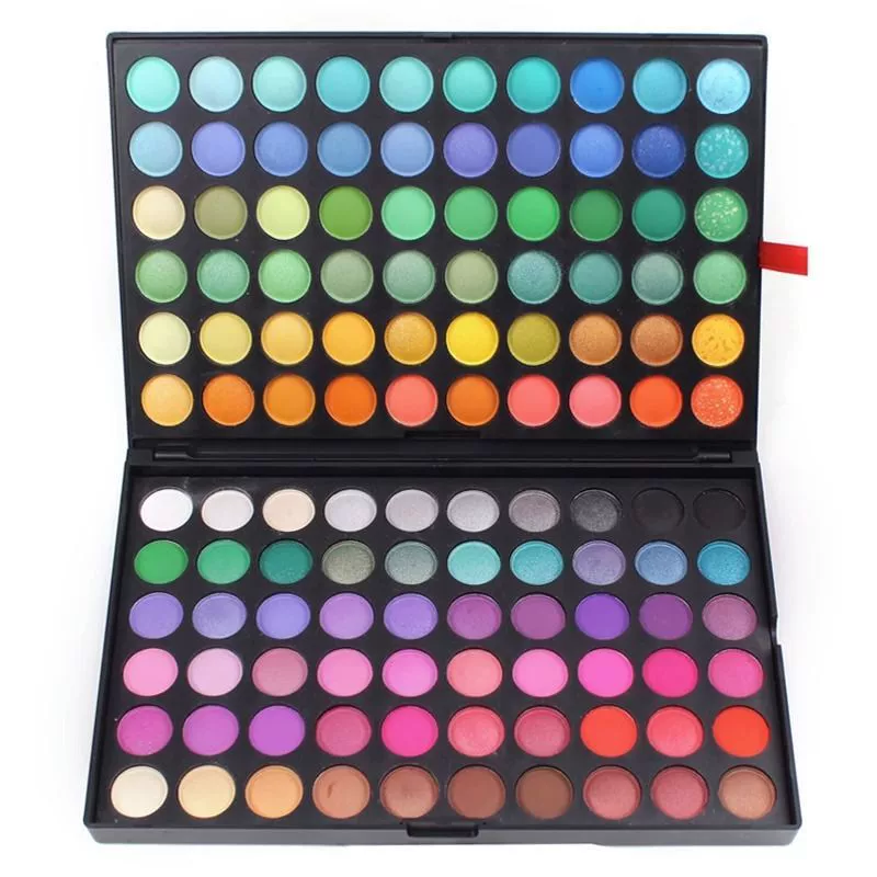 Multicoloured eye shadow, 120 colors, earth tones, cosplay