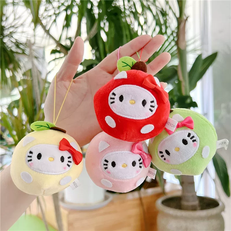 Apple, cute doll, pendant, plush toy, keychain