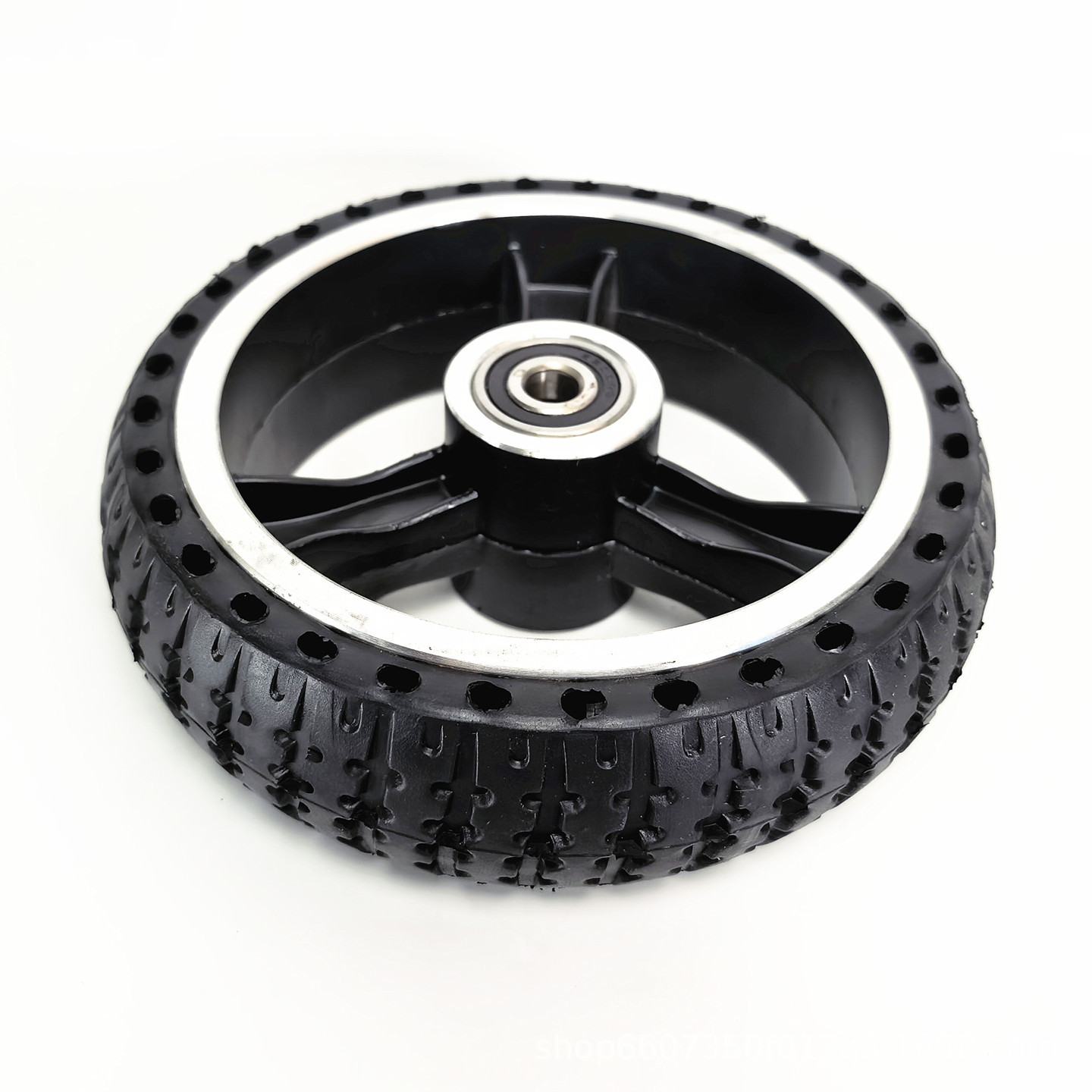 6.5inch Electric scooter robot amusement car bumper car wheel 6.5x45 honeycomb solid tire complete wheel
