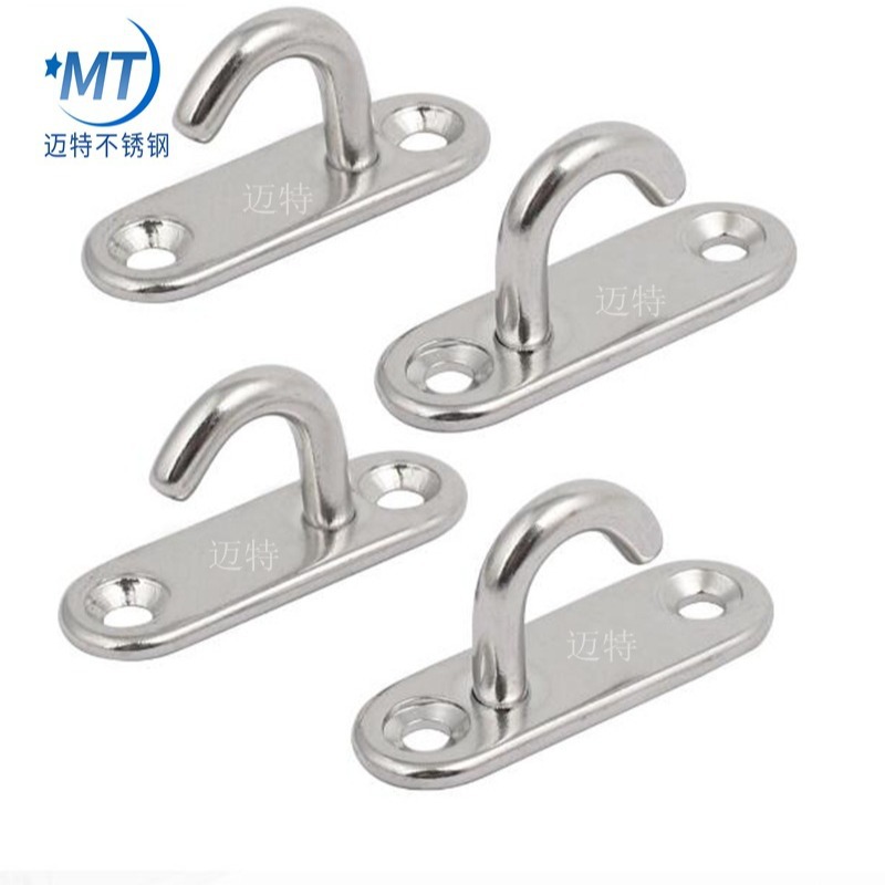 开环挂钩长方形帆罩护眼板 不锈钢眼板 开口挂钩不锈钢帆罩护眼板