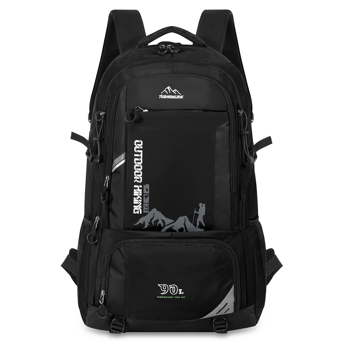 90L Mountaineering Bag Large Capacity Travel Luggage Backpack Men and Women Travel Camping Hiking Cycling Bag Outdoor Backpack