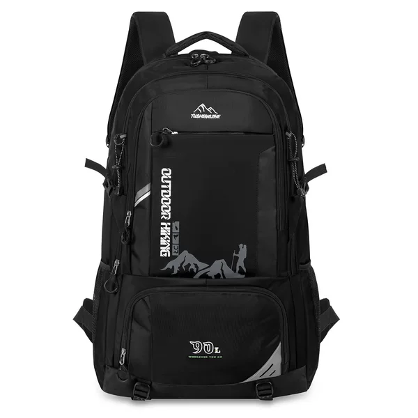 90L Mountaineering Bag Large Capacity Travel Luggage Backpack Men and Women Travel Camping Hiking Cycling Bag Outdoor Backpack