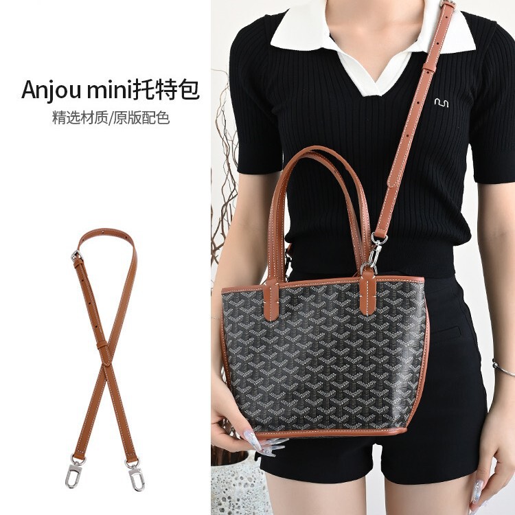 Factory Outlet Suitable for Goyard Goya Anjou mini Tote Bag Shoulder Strap Crossbody Retrofit Dog Teeth Accessories