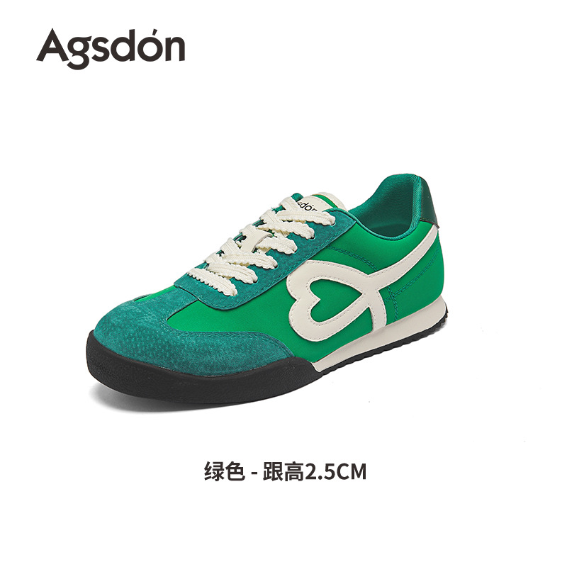 Augustion zapatos de entrenamiento alemanes rojos para mujer 2025 nuevo estilo verano plataforma ballet Forrest zapatos zapatos deportivos casuales