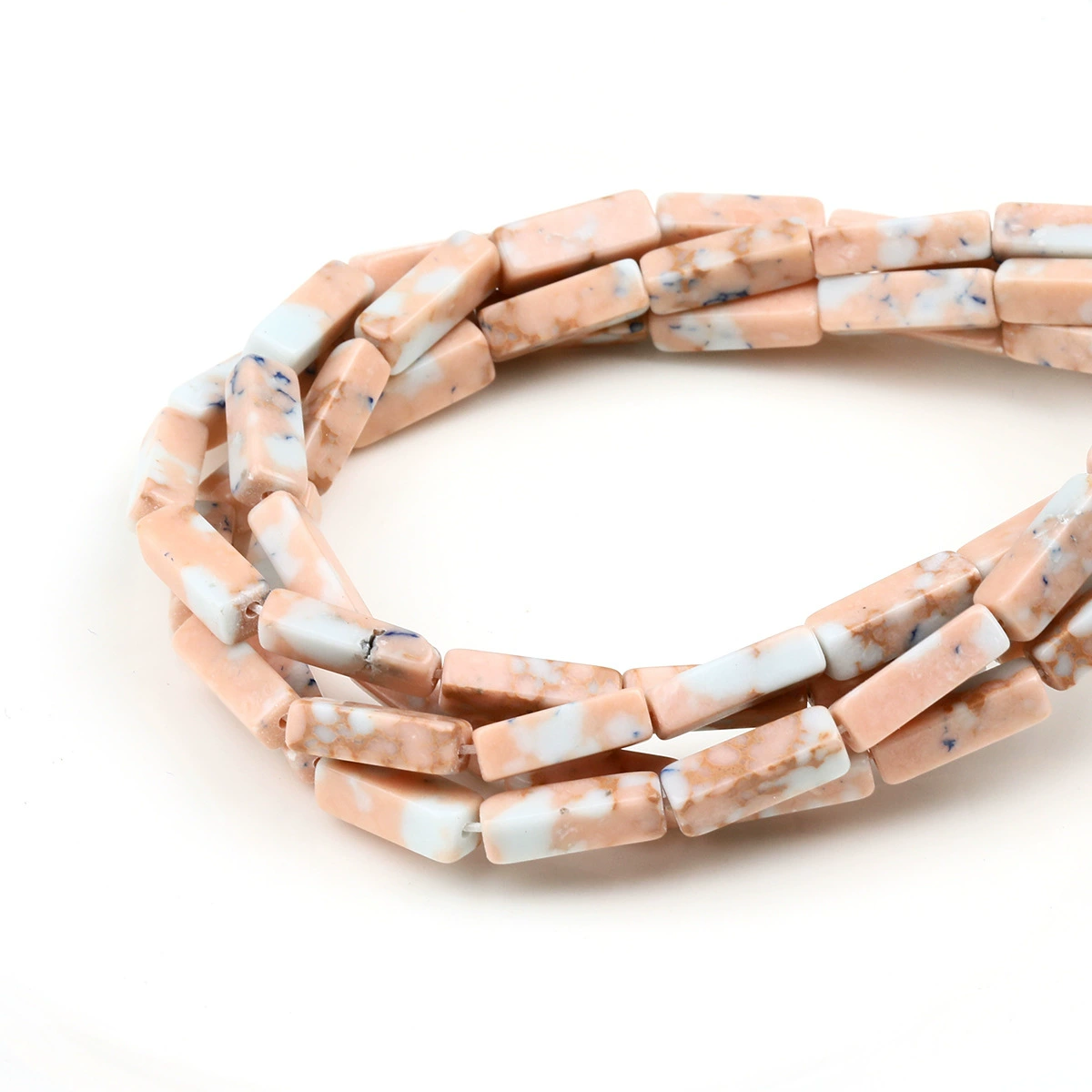 Rectangular beads, accessory, accessories, 4×13mm, DIY