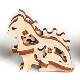 Mini Animal Three-Dimensional Puzzle Children's Fun Ornaments Classic Wooden Mechanical Gear Hand Assembled Toy suit