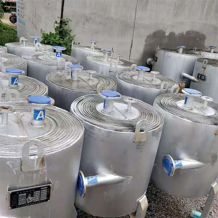 二手不锈钢冷凝器 10到230平方螺旋板换热器运行稳定热量均匀盛源