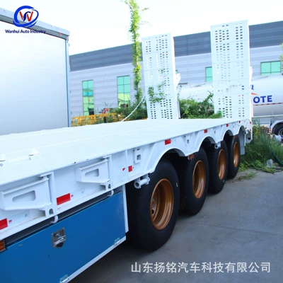Ağır yük qoşquları Port Logistics Container Flatbed