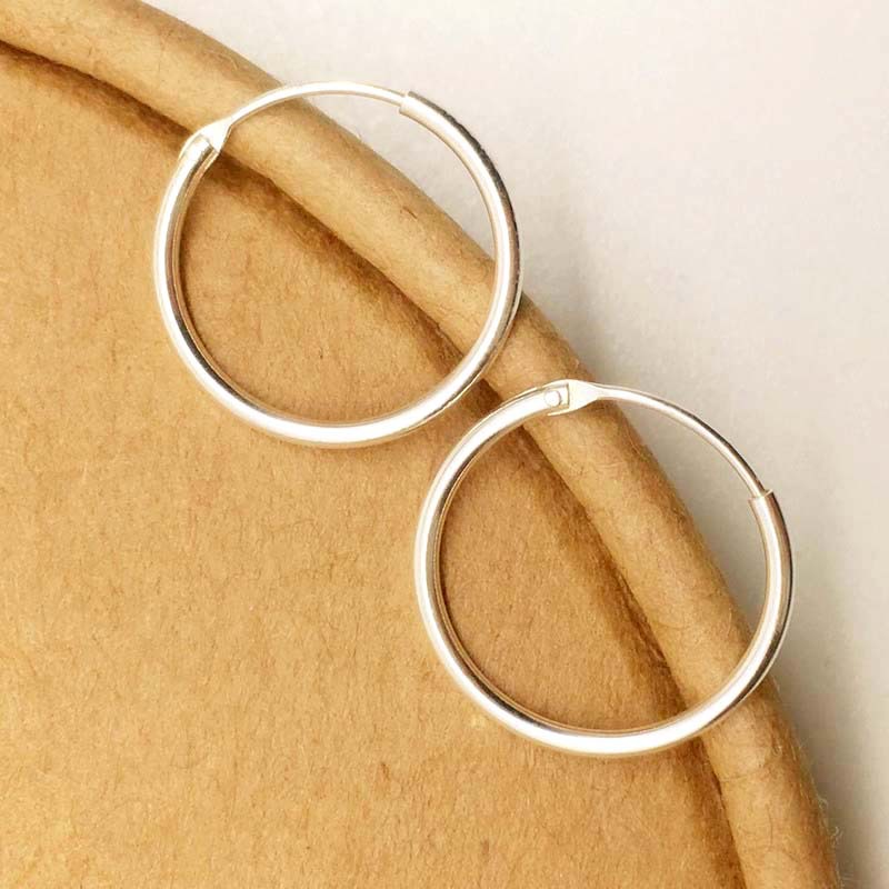 실버 도금 된 흰색 구리 모조 925 Tremella 링 귀걸이 작은 귀 링 독특한 귀 링 코 링 눈썹 링 벨리 버튼 링 귀걸이