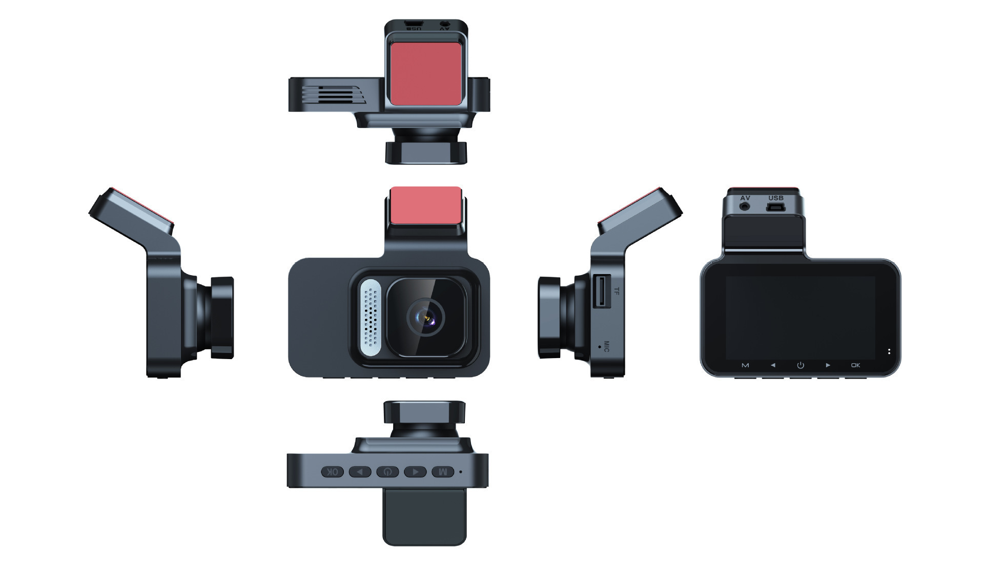Carefully Selected Cross-Border Dashcams with 3inch Wifi Reversing Camera Connections, Dual-Lens Mobile Phone Connectivity, 3inch High-Definition Night Vision