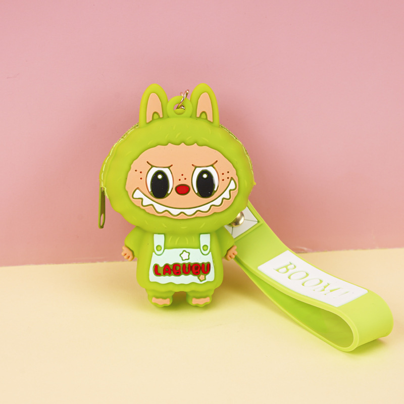 メーカーが生産するネズミ駆除パイオニアラブブキーホルダーペンダントシリコンバッグかわいい子供用小銭入れ|undefined