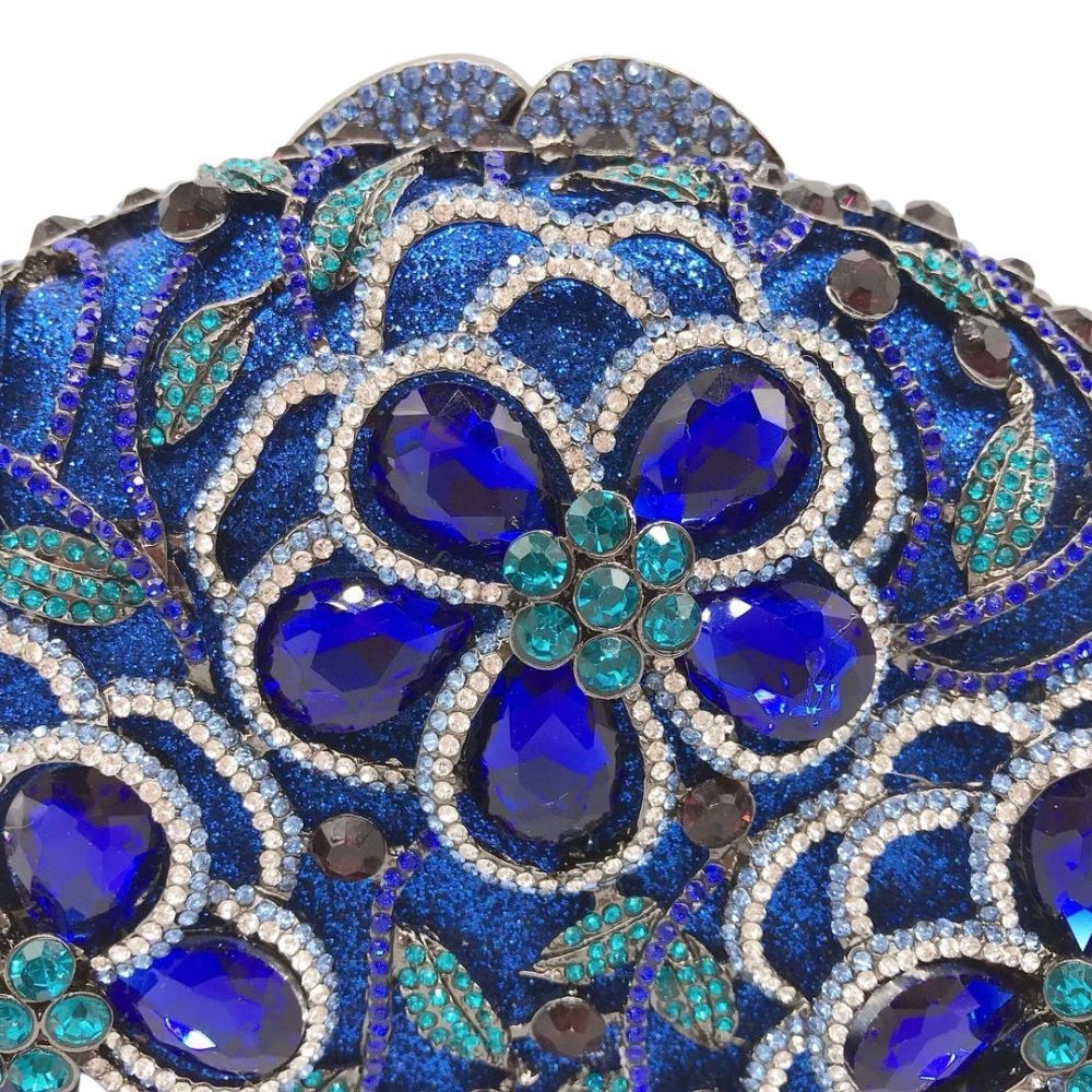Bolsa de mujer Rhinestone nuevo bolso de cena de diamantes metal hueco bolso de mano de mujer