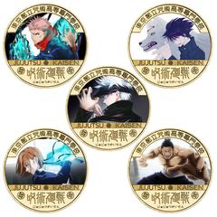 Spell Return Commemorative Coin, Knotweed Hisahito Anime Coin, Peripheral Commemorative Coins, Die-cast Metal Coins, Badges