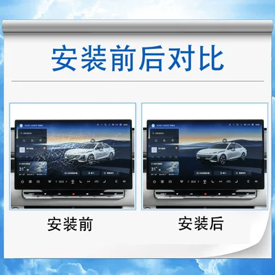 Car interior film | navigation instrument screen film, protective