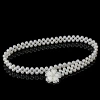 Five-petal flower silver