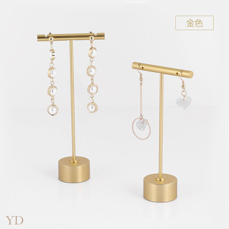 掛耳釘耳飾架子金屬耳環架首飾展示架飾品店耳環展示架拍攝道具