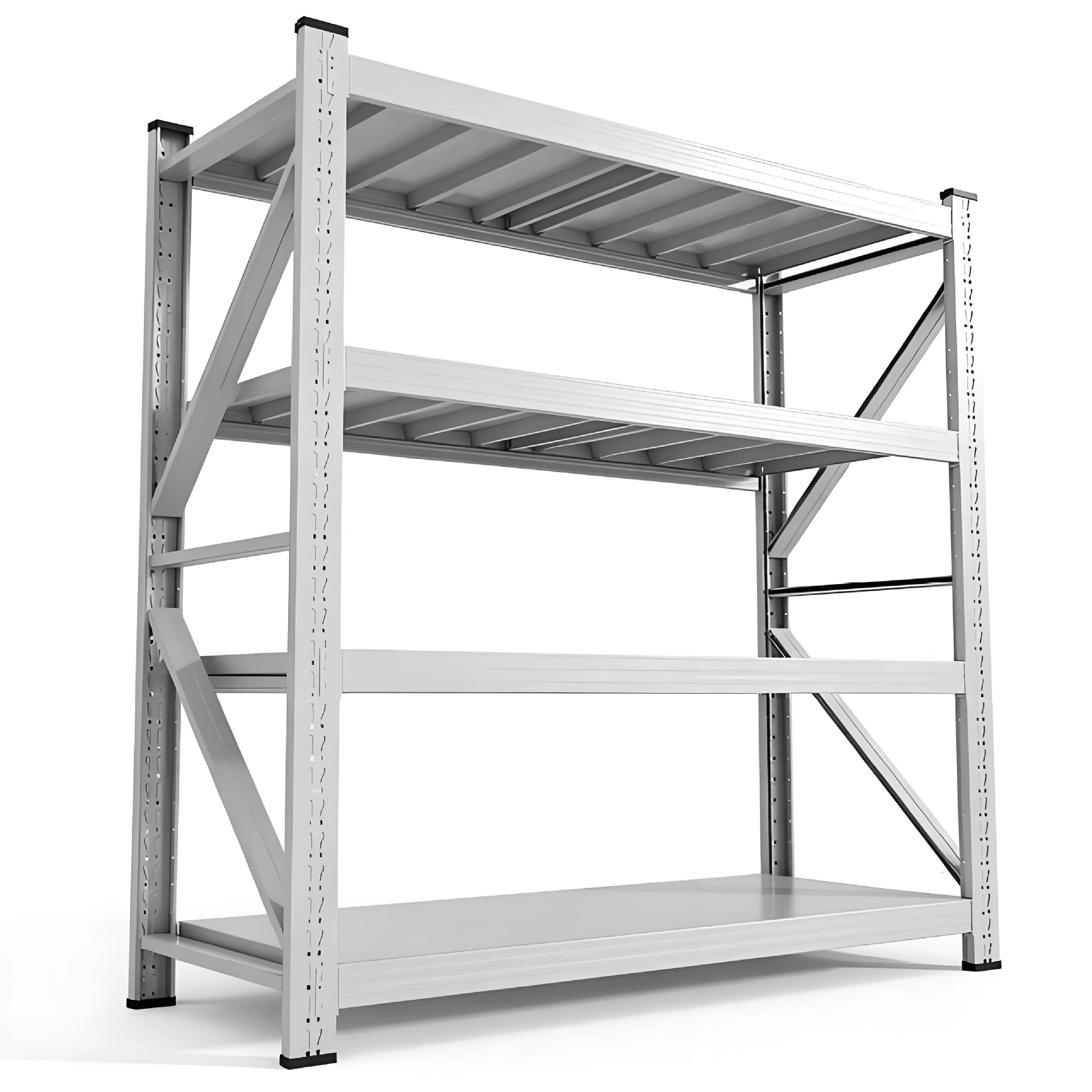 Household light butterfly hole shelf multi-layer adjustable storage rack supermarket display warehouse express sorting storage rack