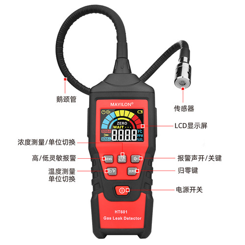 Mayilong flammable gas detector HT601 series, fast response, high precision